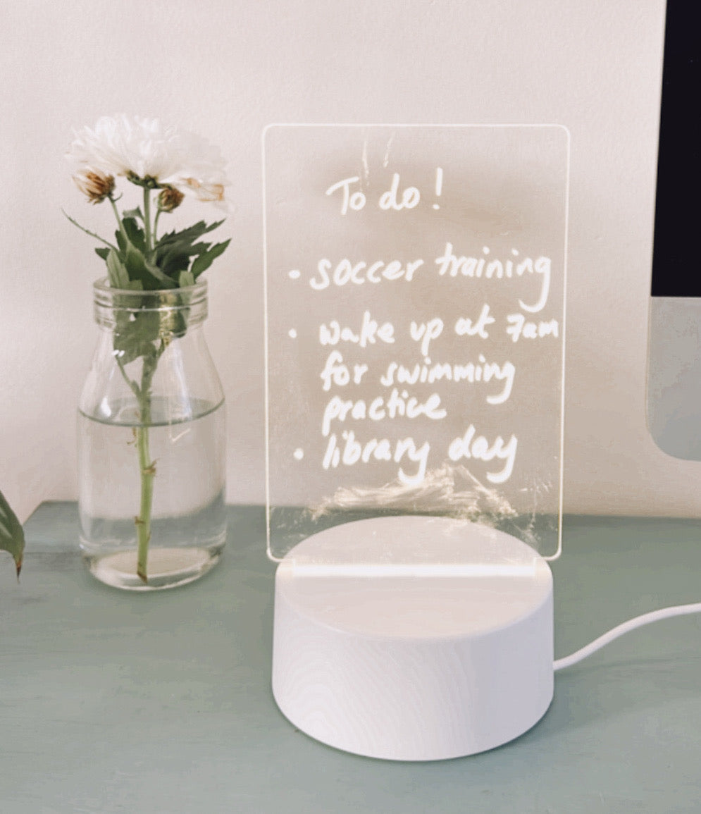 Rectangle board night light