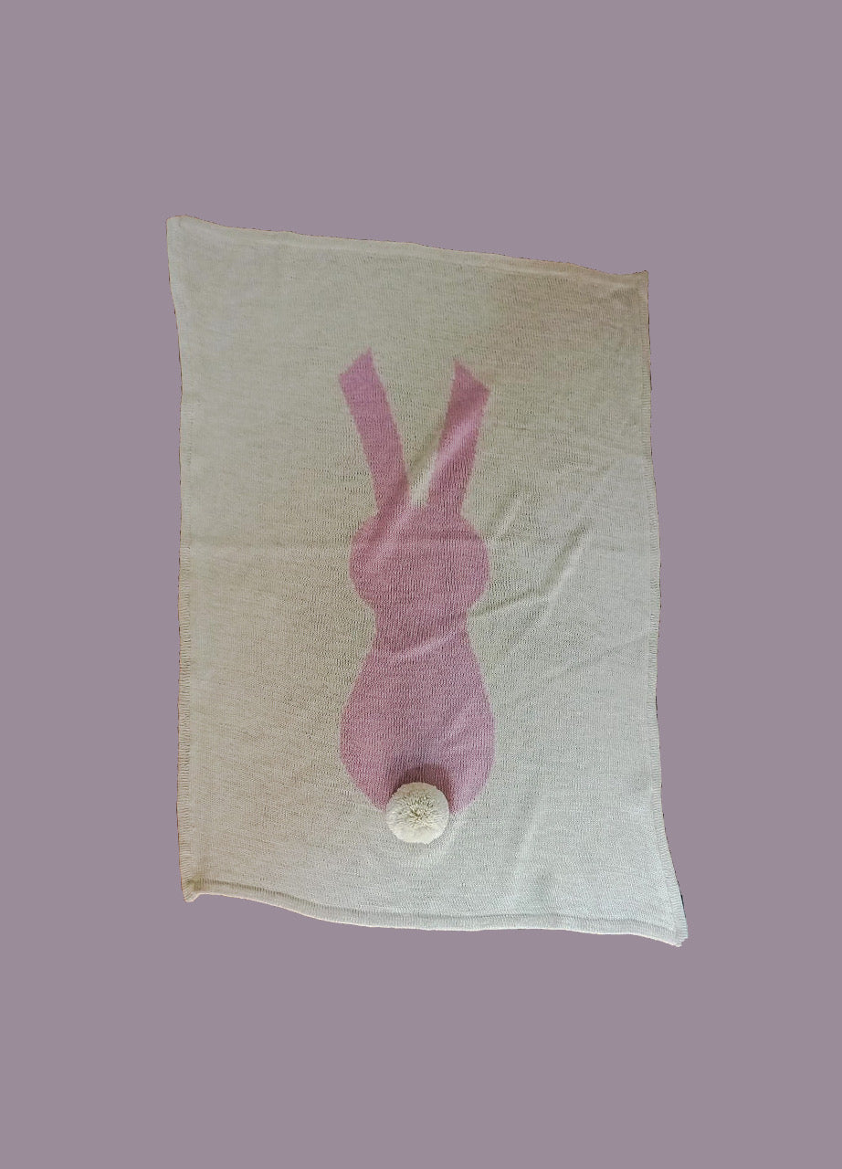 Strawberry bunny on beige