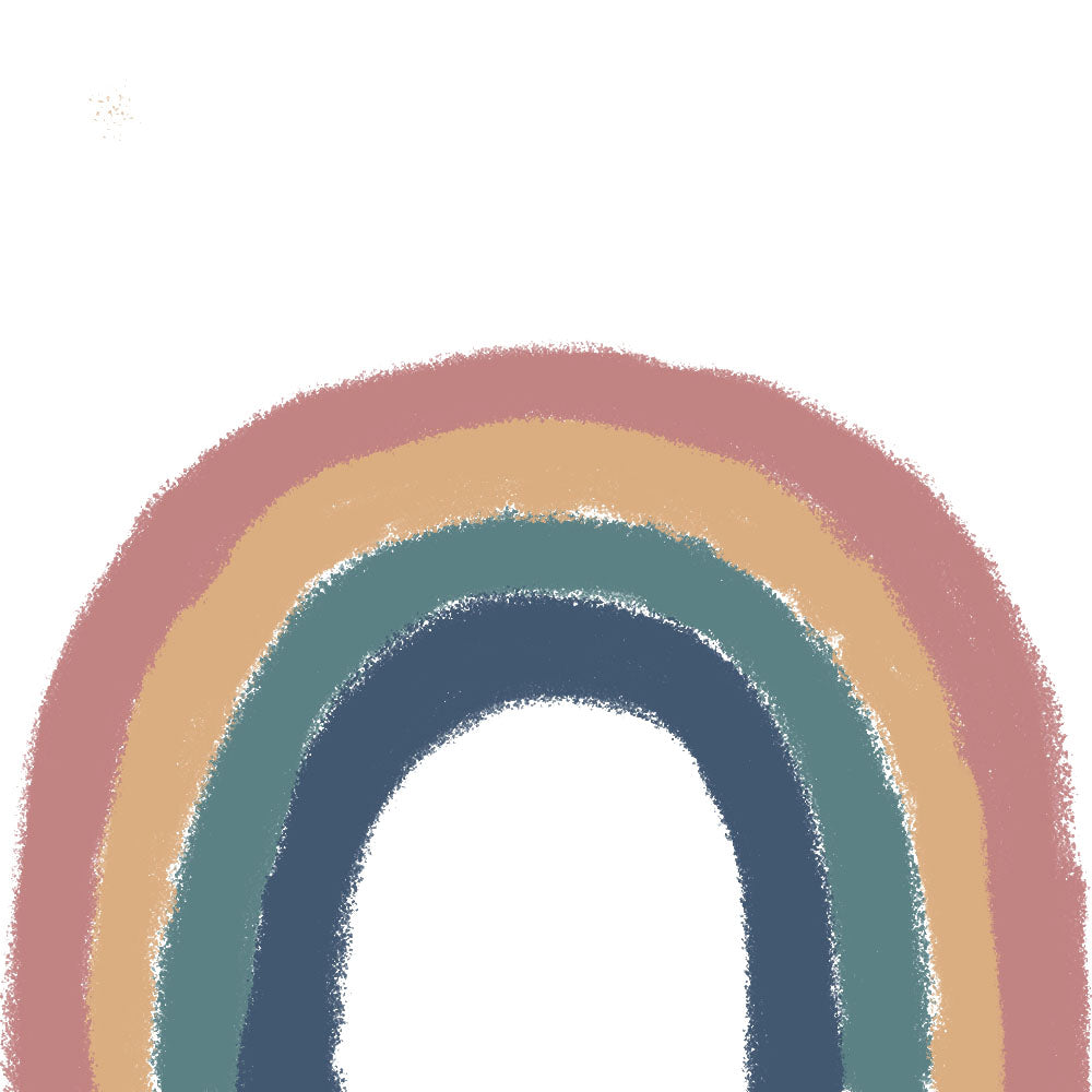 Vintage Rainbow Organic Cotton Muslin Swaddle